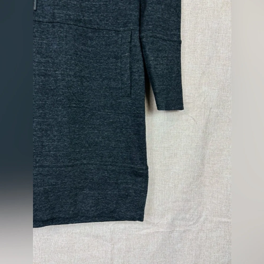 Prana merino blend sweatshirt dress charcoal grey size xs - Picture 4 of 15